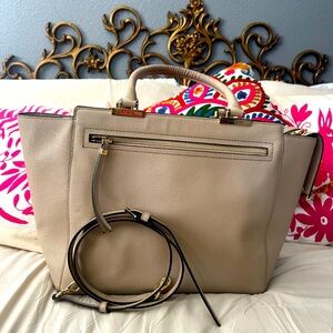 Henri Bendel Gotham Textured Satchel
